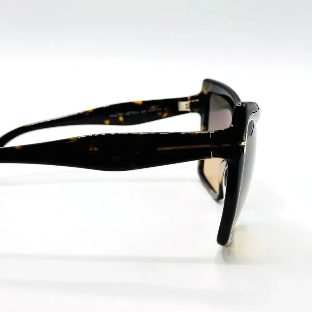 Tom Ford Sunglasses Fiore TF1195 52B Havana Frame Gradient Brown Lens 63-6-140